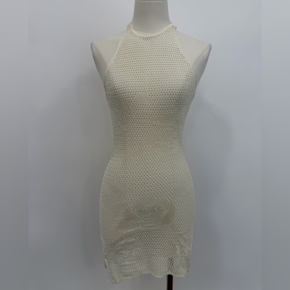 NWT Heavy Manners Rich Baby Daddy Knit Dress Off White